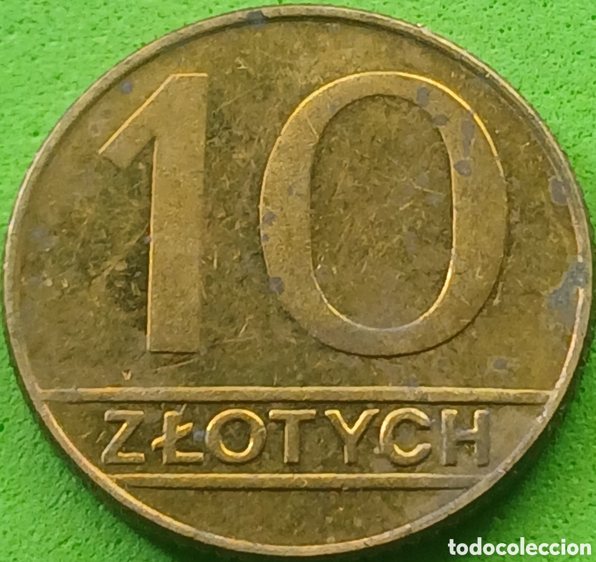 Monedas antiguas de Europa: Polonia 10 zlotych 1990 Y#152.2