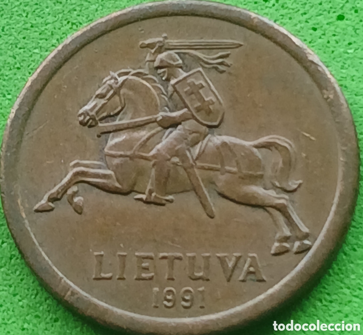 Monedas antiguas de Europa: Lituania 10 centu 1991 km#88