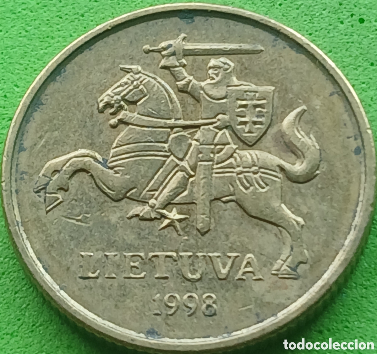 Monedas antiguas de Europa: Lituania 20 centu 1998 km#107