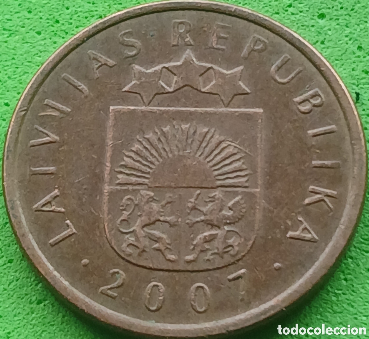 Monedas antiguas de Europa: Letonia 2 santimi 2007 km#21