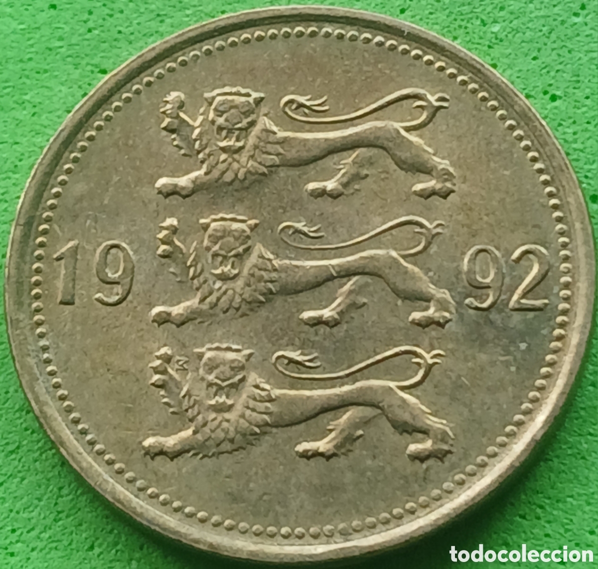 Monedas antiguas de Europa: Estonia 50 senti 1992 km#24