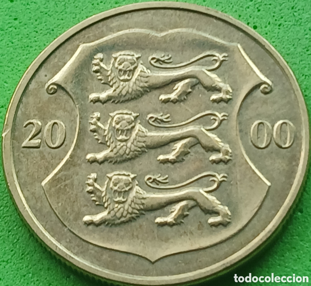 Monedas antiguas de Europa: Estonia 1 corona 2000 km#35