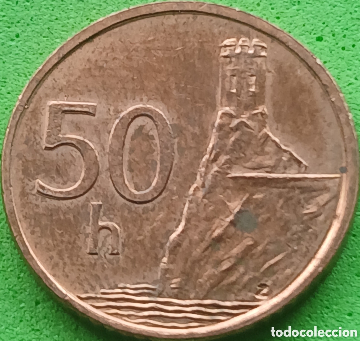 Old Coins of Europe: Eslovaquia 50 halierov 1998 km#35