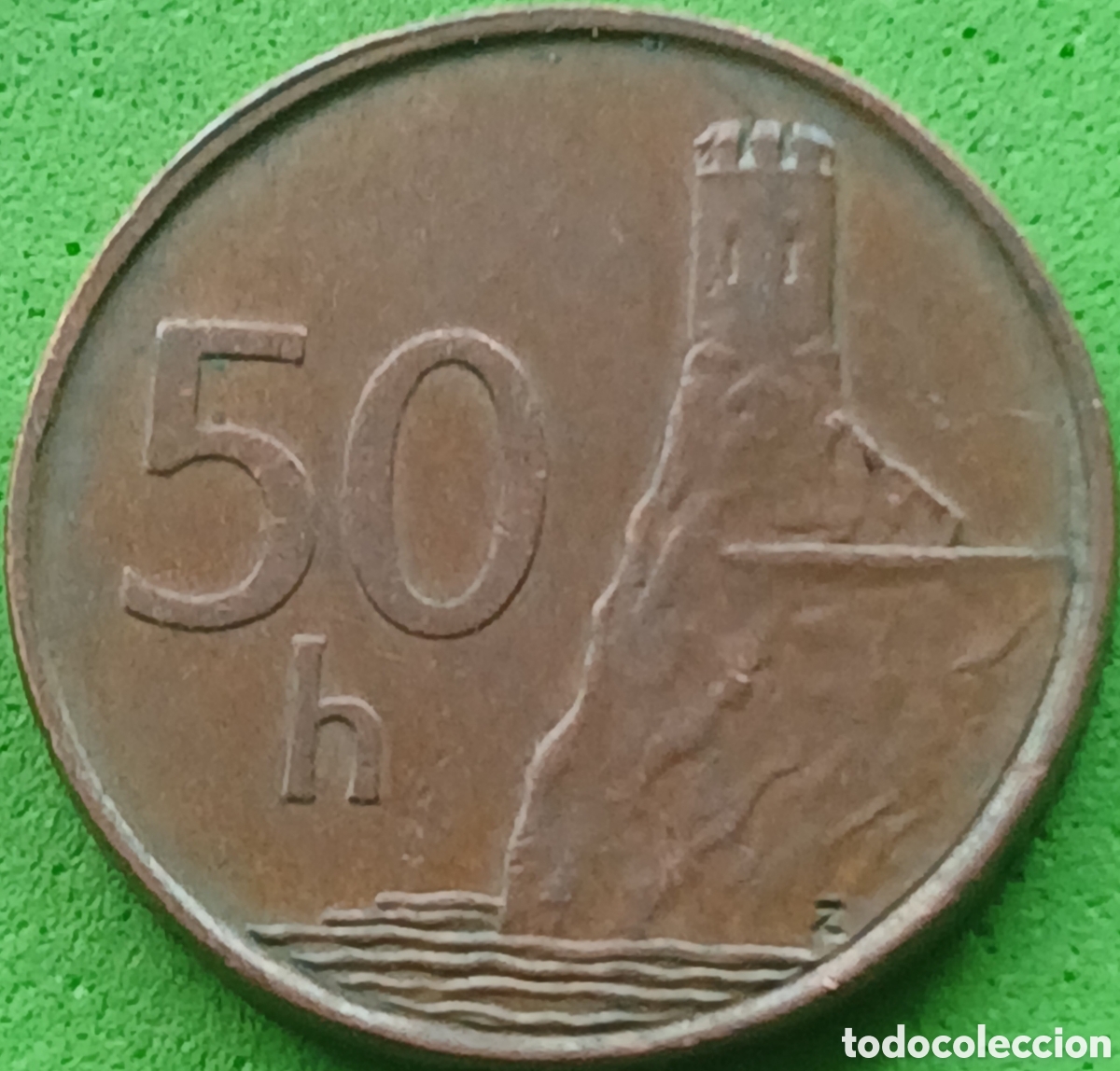 Old Coins of Europe: Eslovaquia 50 halierov 1996 km#35