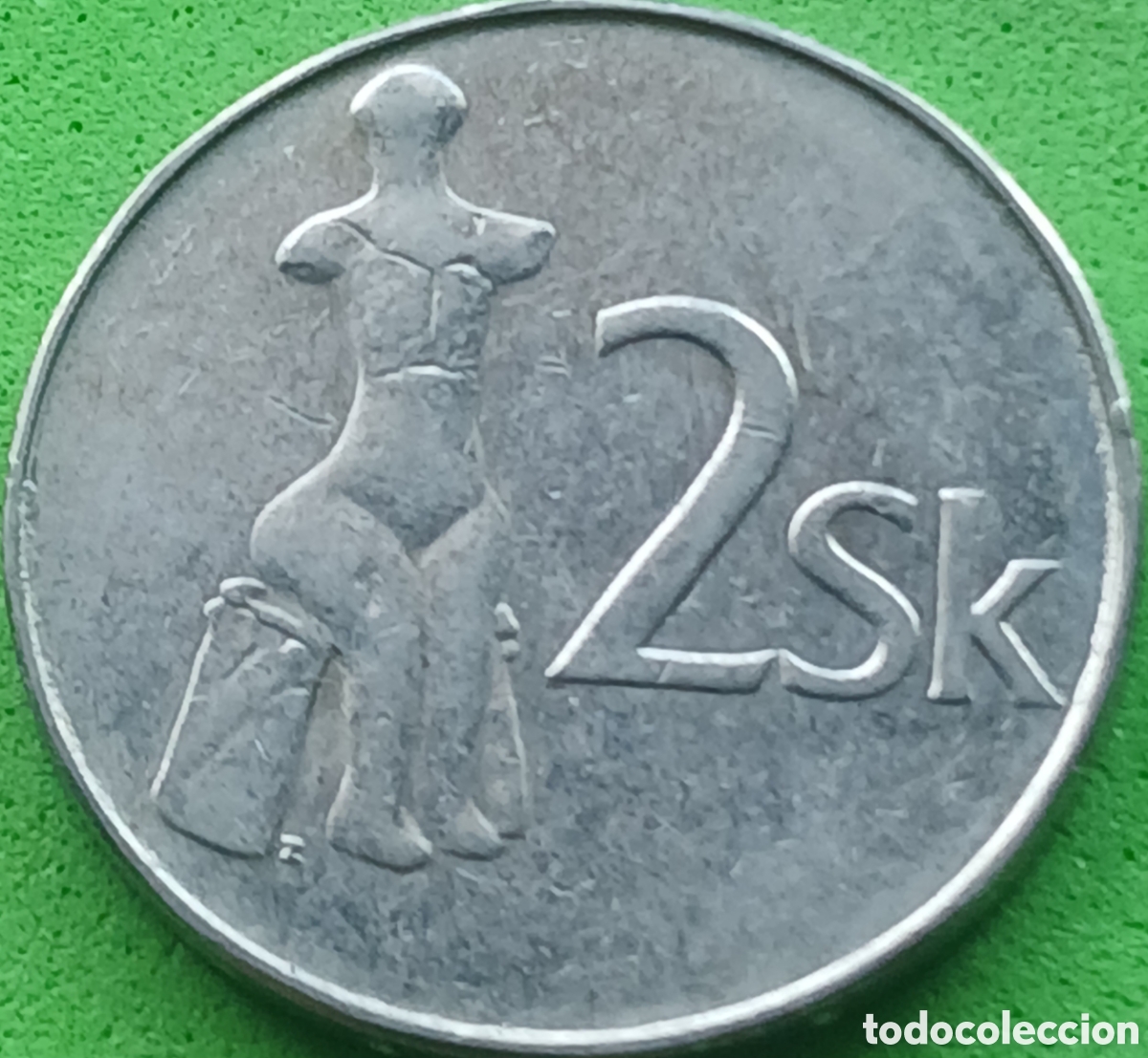 Old Coins of Europe: Eslovaquia 2 coronas 1995 km#13