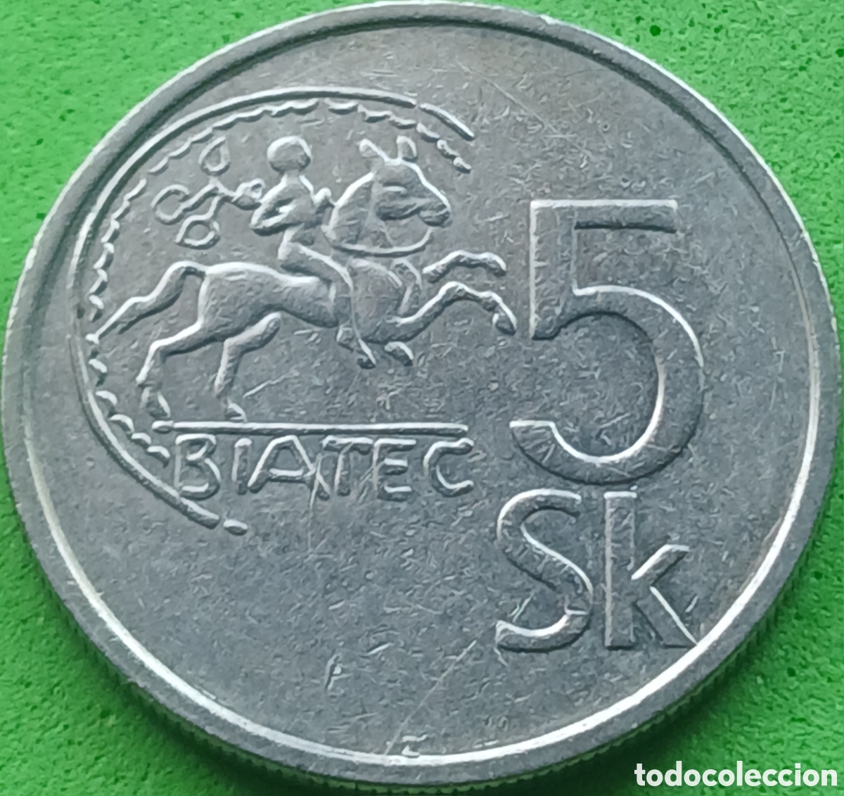 Old Coins of Europe: Eslovaquia 5 coronas 1993 km#14