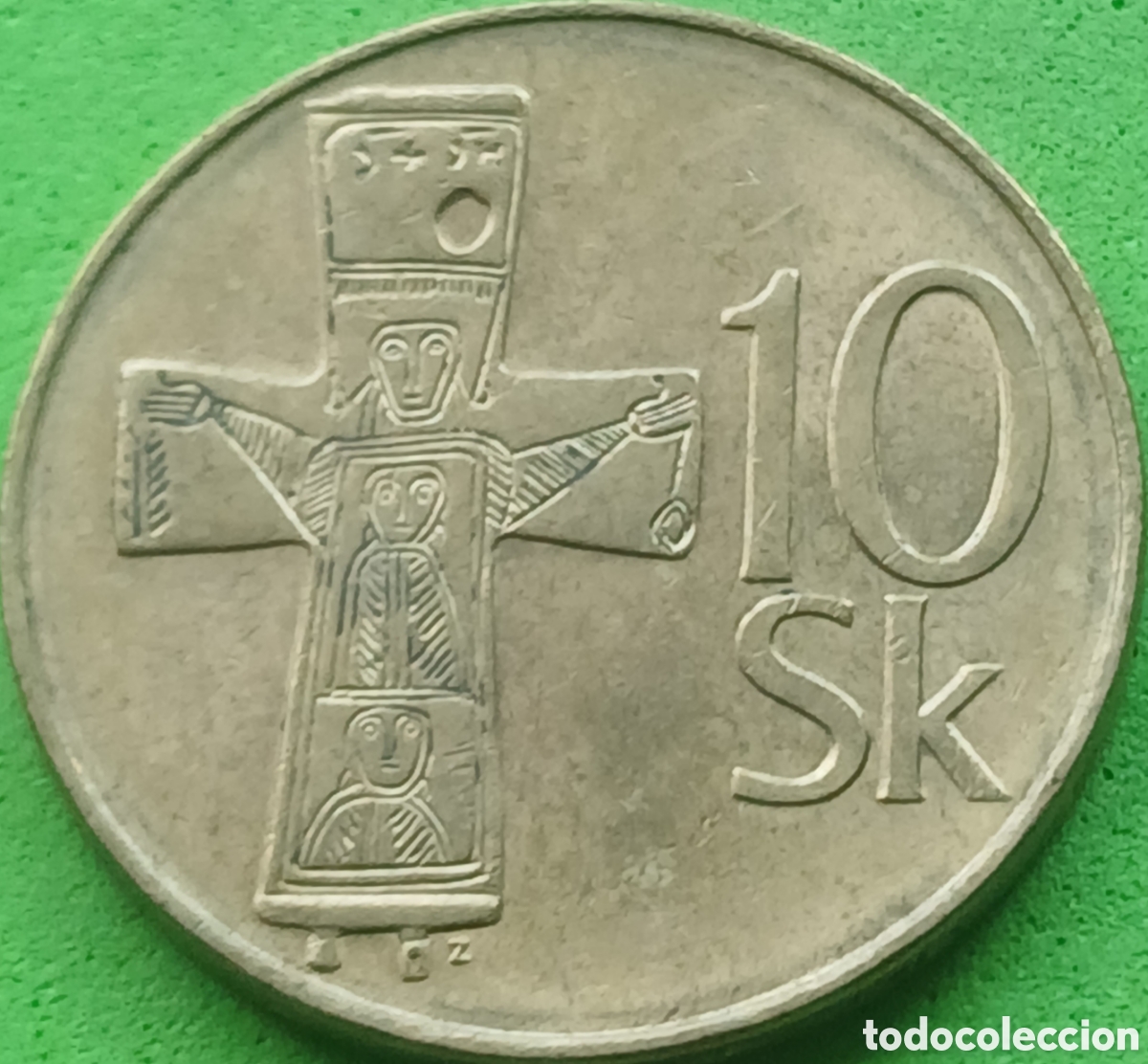Old Coins of Europe: Eslovaquia 10 coronas 1993 km#11.1