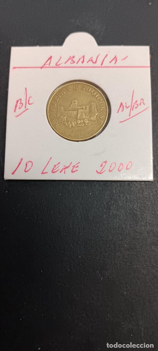 Monedas antiguas de Europa: ALBANIA 10 LEKE 2000 BC KM=77 (ALUMINIO-BRONCE)
