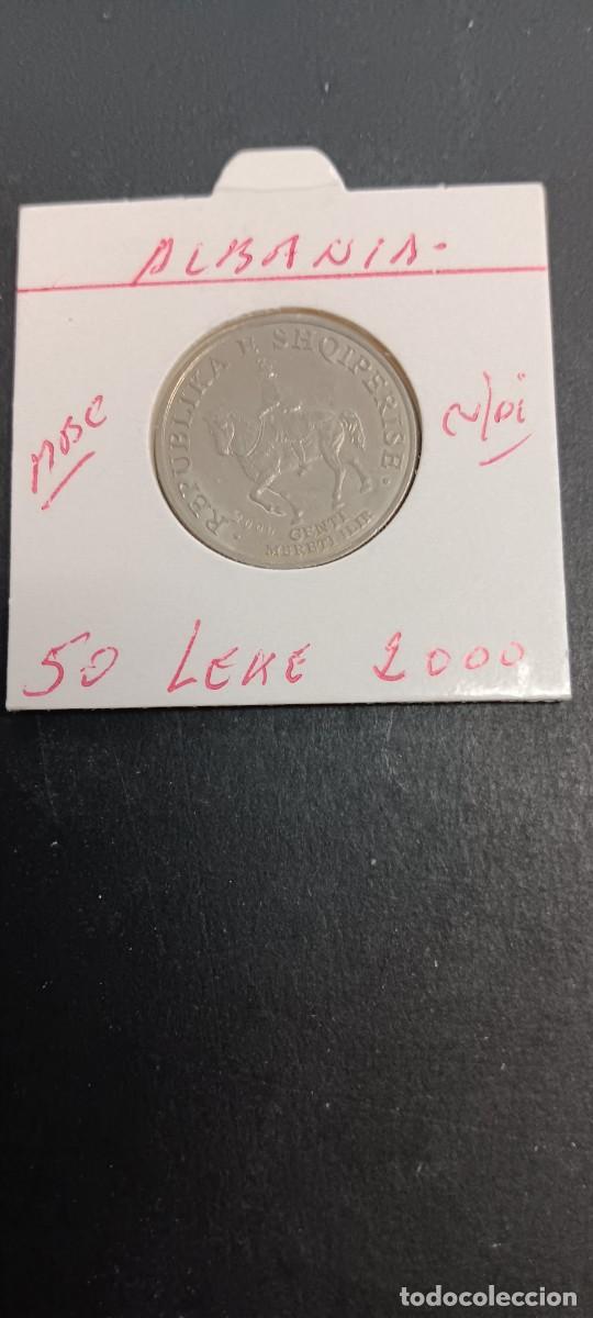 Monedas antiguas de Europa: ALBANIA 50 LEKE 2000 MBC KM=79 (CUPRONIQUEL)