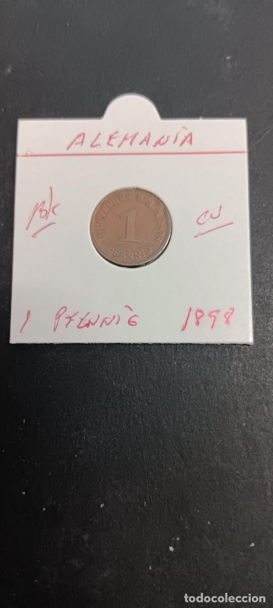 Monedas antiguas de Europa: ALEMANIA 1 PFENNIG 1898 BC KM=10 (COBRE)
