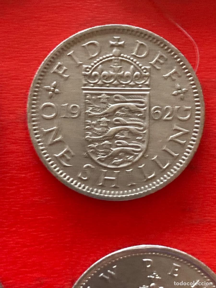 Monedas antiguas de Europa: M&uuml;nze M&uuml;nzen Umlaufm&uuml;nze Gro&szlig;britannien 1 Shilling 1962 englisches Wappen