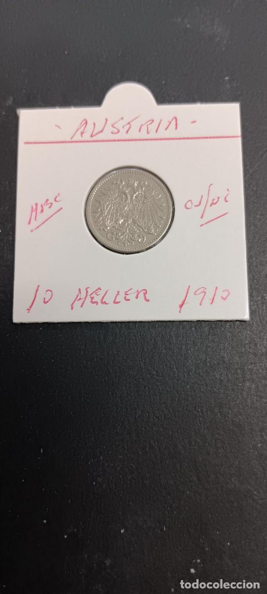 Monedas antiguas de Europa: AUSTRIA 10 HELLER 1910 MBC KM=2802 (CUPRONIQUEL)