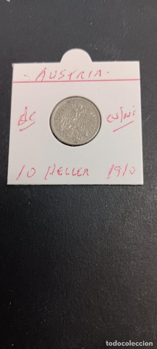 Monedas antiguas de Europa: AUSTRIA 10 HELLER 1910 BC KM=2802 (CUPRONIQUEL)