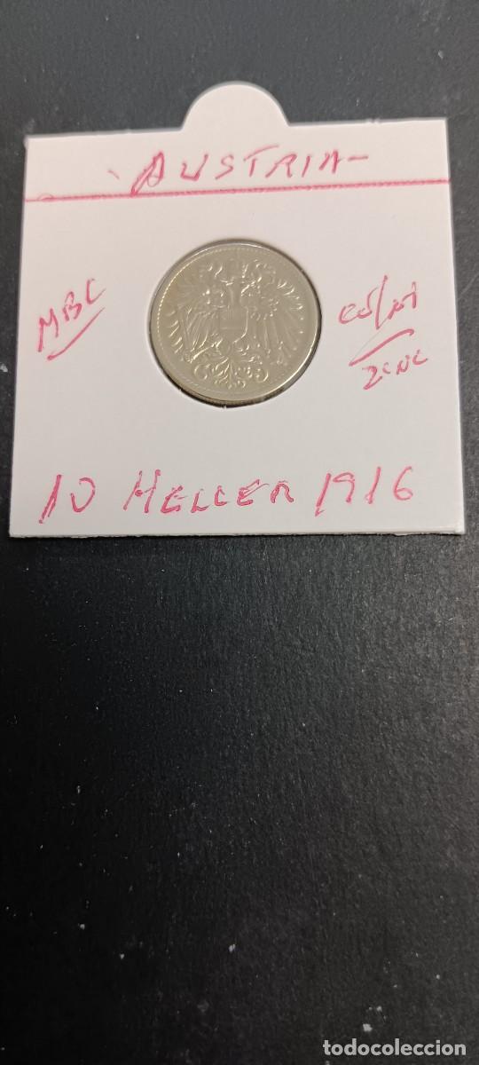 Monedas antiguas de Europa: AUSTRIA 10 HELLER 1916 MBC KM=2822 (CUPRONIQUEL-ZINC)