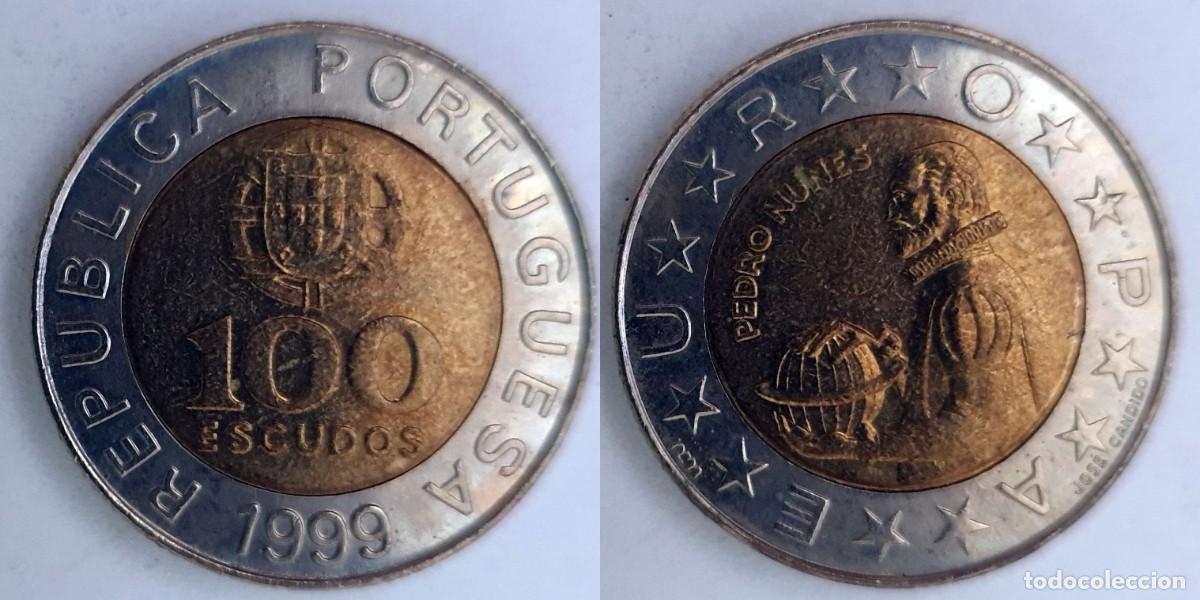 Monedas antiguas de Europa: Portugal 100 Escudos 1999 &ndash; Pedro Nunes &ndash; KM#645