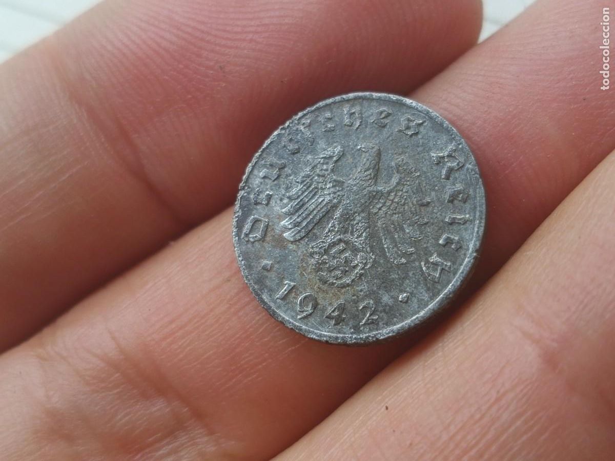 Monedas antiguas de Europa: Alemania. 1 reichspfennig de 1942 G