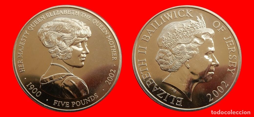 Monedas antiguas de Europa: 5 LIBRAS POUNDS 2002 SIN CIRCULAR JERSEY-9325SC