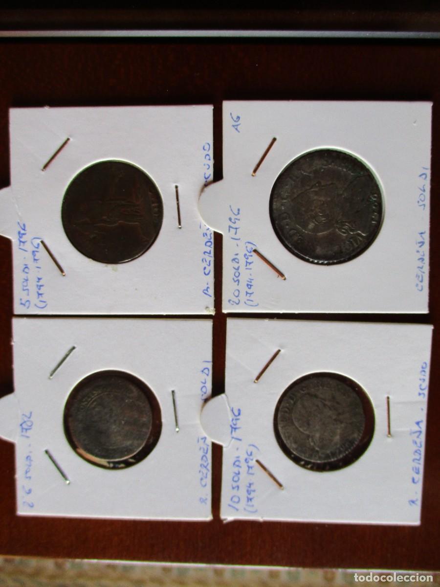 Monedas antiguas de Europa: CERDE&Ntilde;A - LOTE DE 4 MONEDAS ANTIGUAS