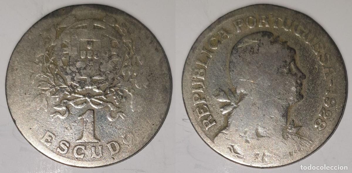 Monedas antiguas de Europa: Portugal 1 Escudo 1968 &ndash; KM#578