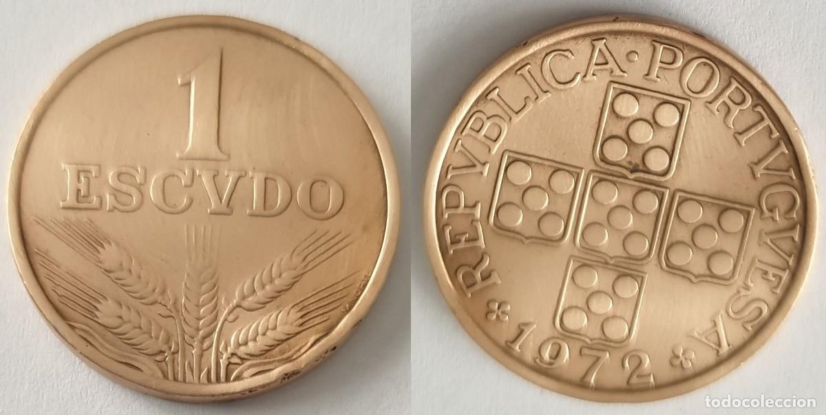 Monedas antiguas de Europa: Portugal 1 Escudo 1972 &ndash; KM#597