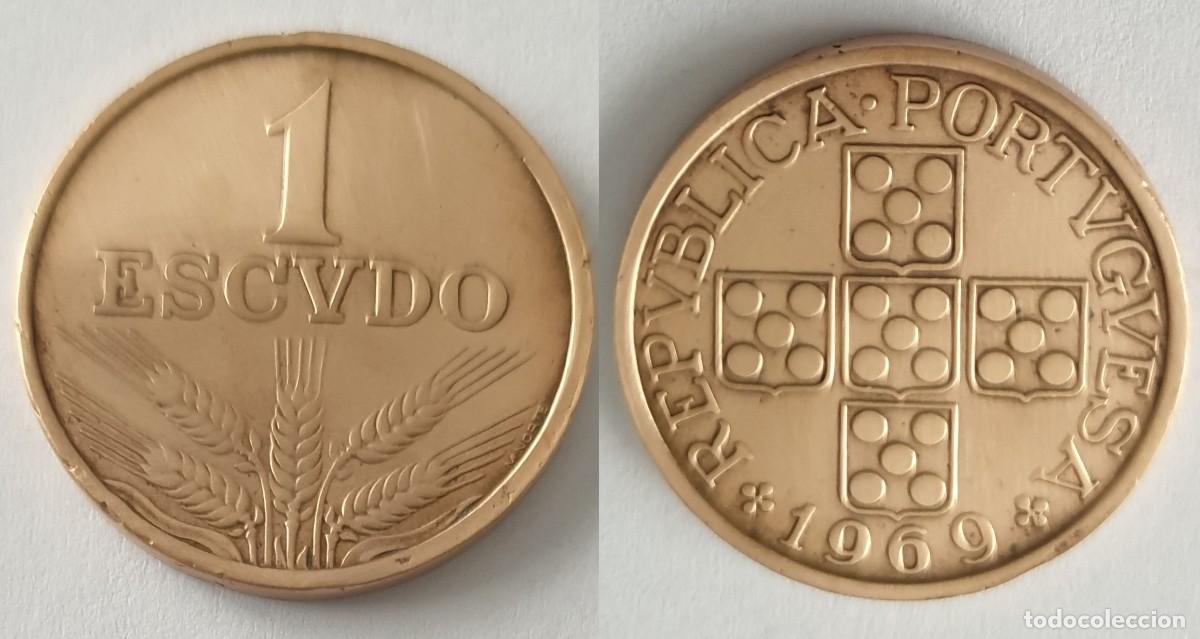 Monedas antiguas de Europa: Portugal 1 Escudo 1969 &ndash; KM#597