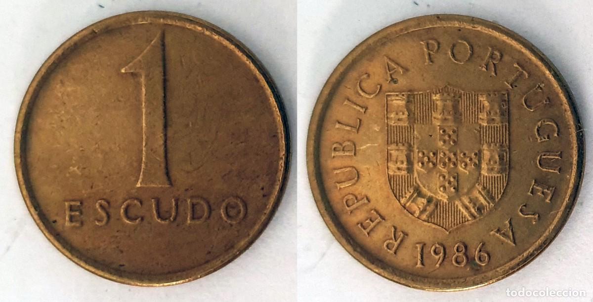 Monedas antiguas de Europa: Portugal 1 Escudo 1986 &ndash; KM#614
