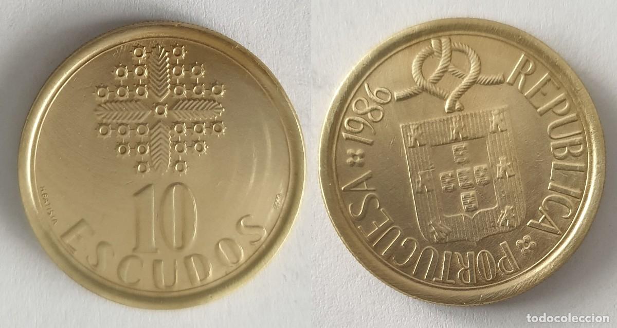 Monedas antiguas de Europa: Portugal 10 Escudos 1986 &ndash; KM#633