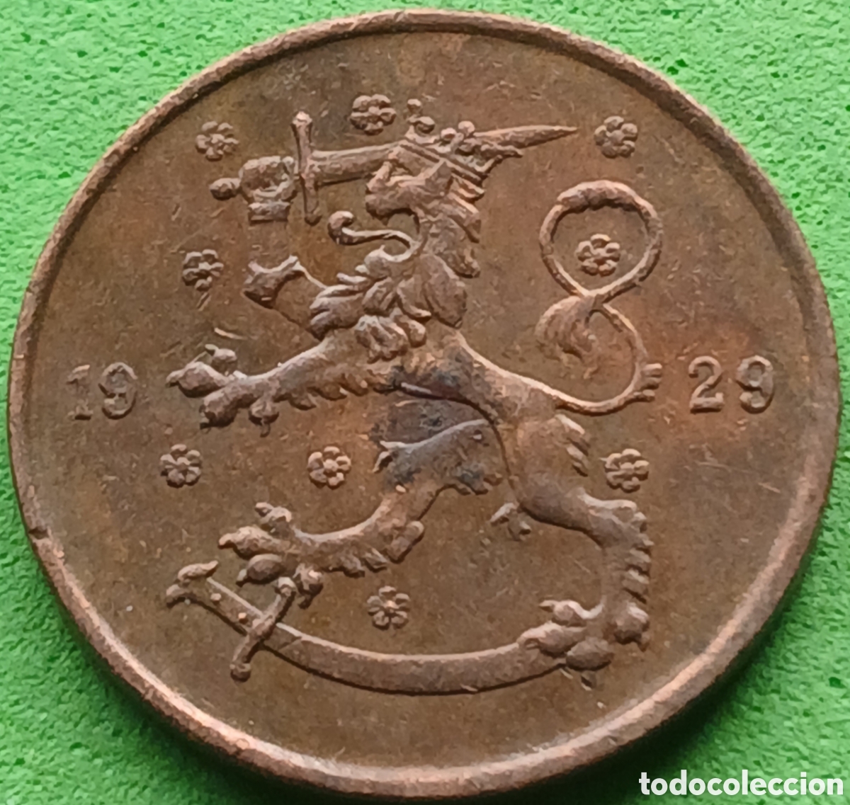 Monnaies anciennes de Europe: Finlandia 5 pennia 1929 km#22