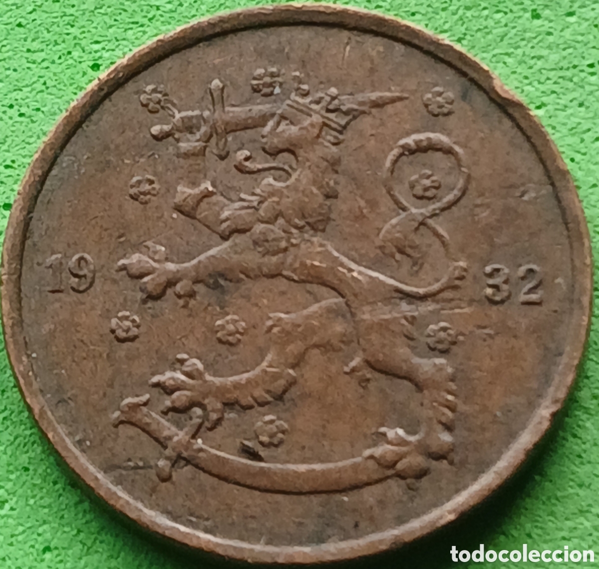 Monnaies anciennes de Europe: Finlandia 5 pennia 1932 km#22