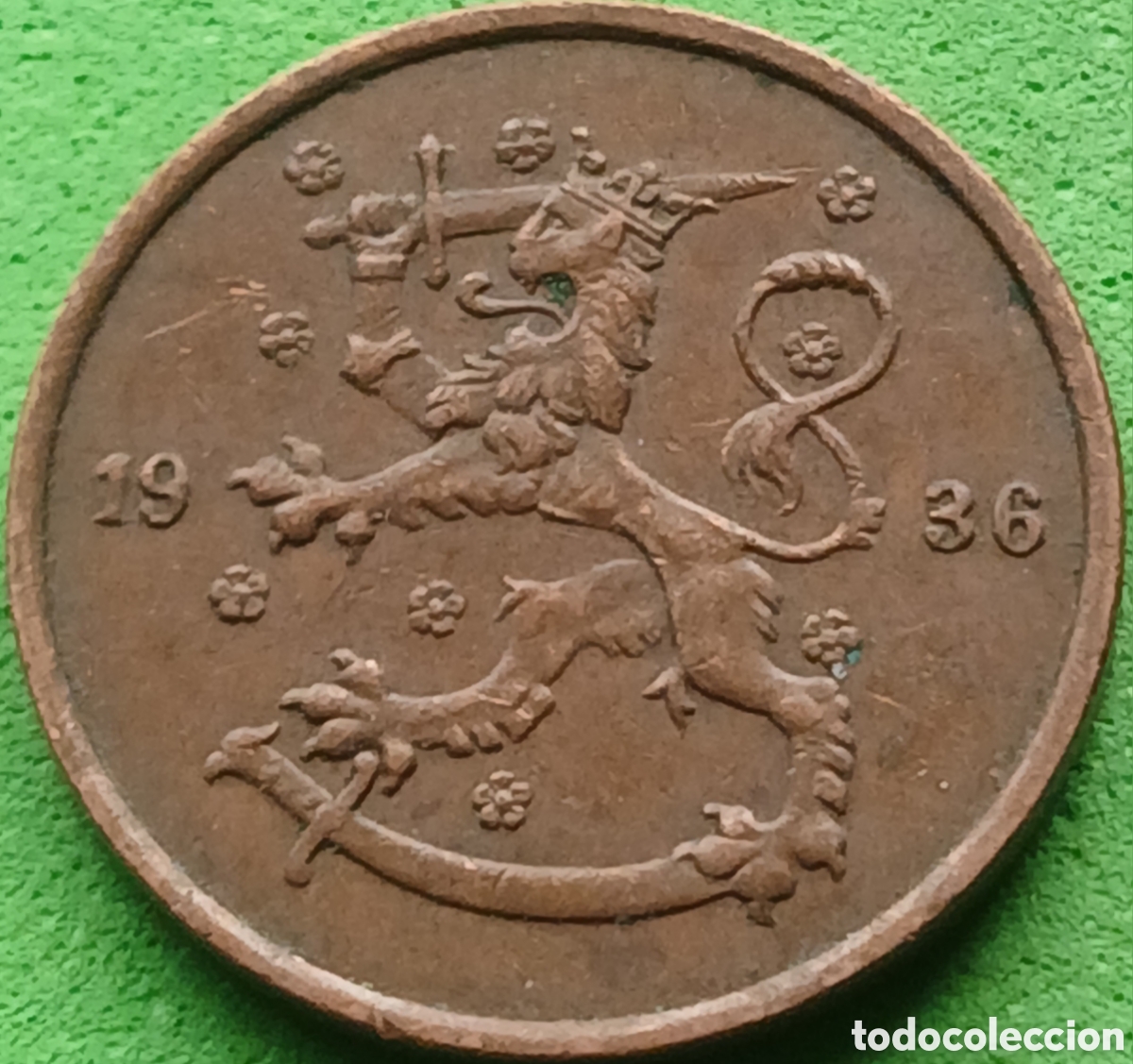 Monedas antiguas de Europa: Finlandia 5 pennia 1936 km#22