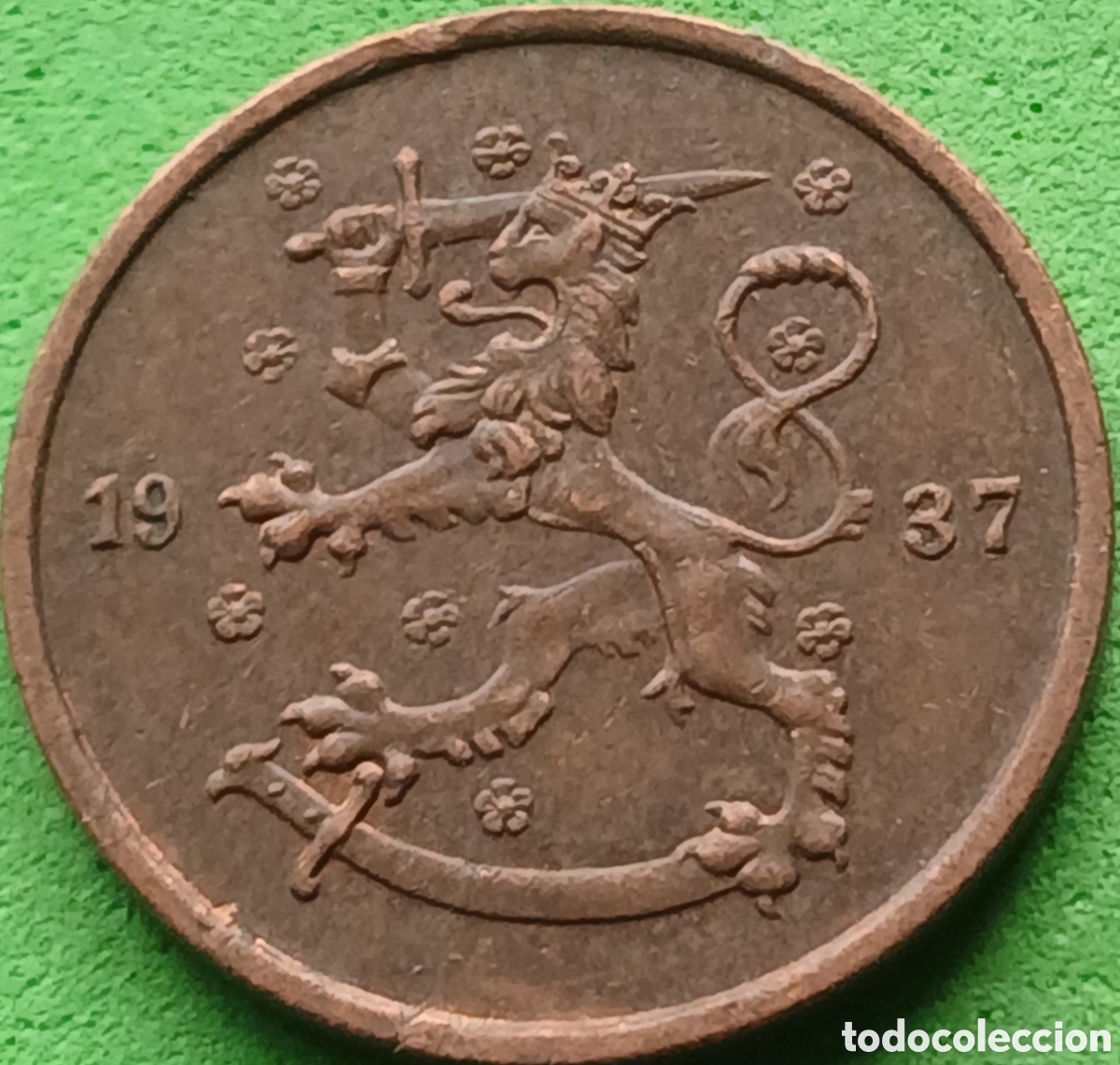 Monedas antiguas de Europa: Finlandia 5 pennia 1937 km#22