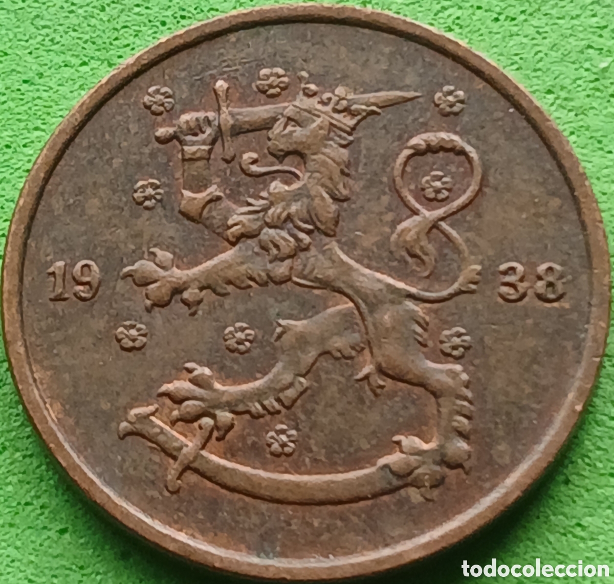 Monedas antiguas de Europa: Finlandia 5 pennia 1938 km#22