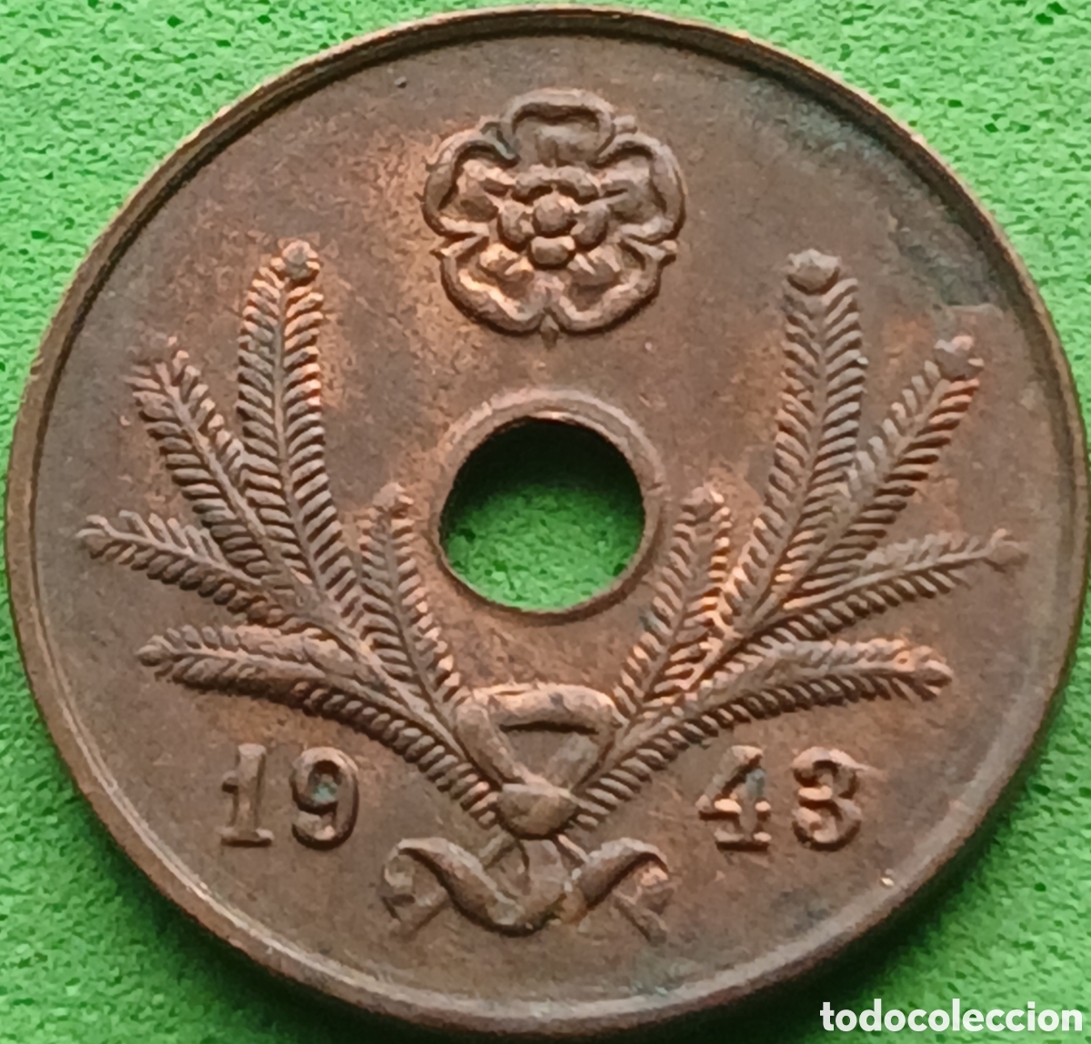 Monedas antiguas de Europa: Finlandia 5 pennia 1943 km#64 poco com&uacute;n