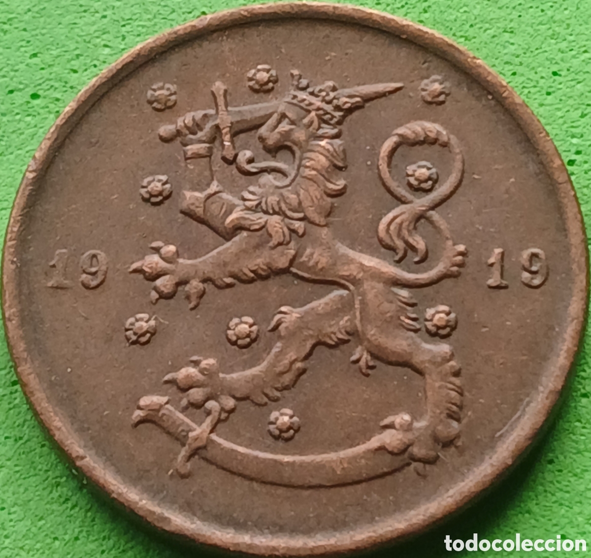 Monedas antiguas de Europa: Finlandia 10 pennia 1919 km#24