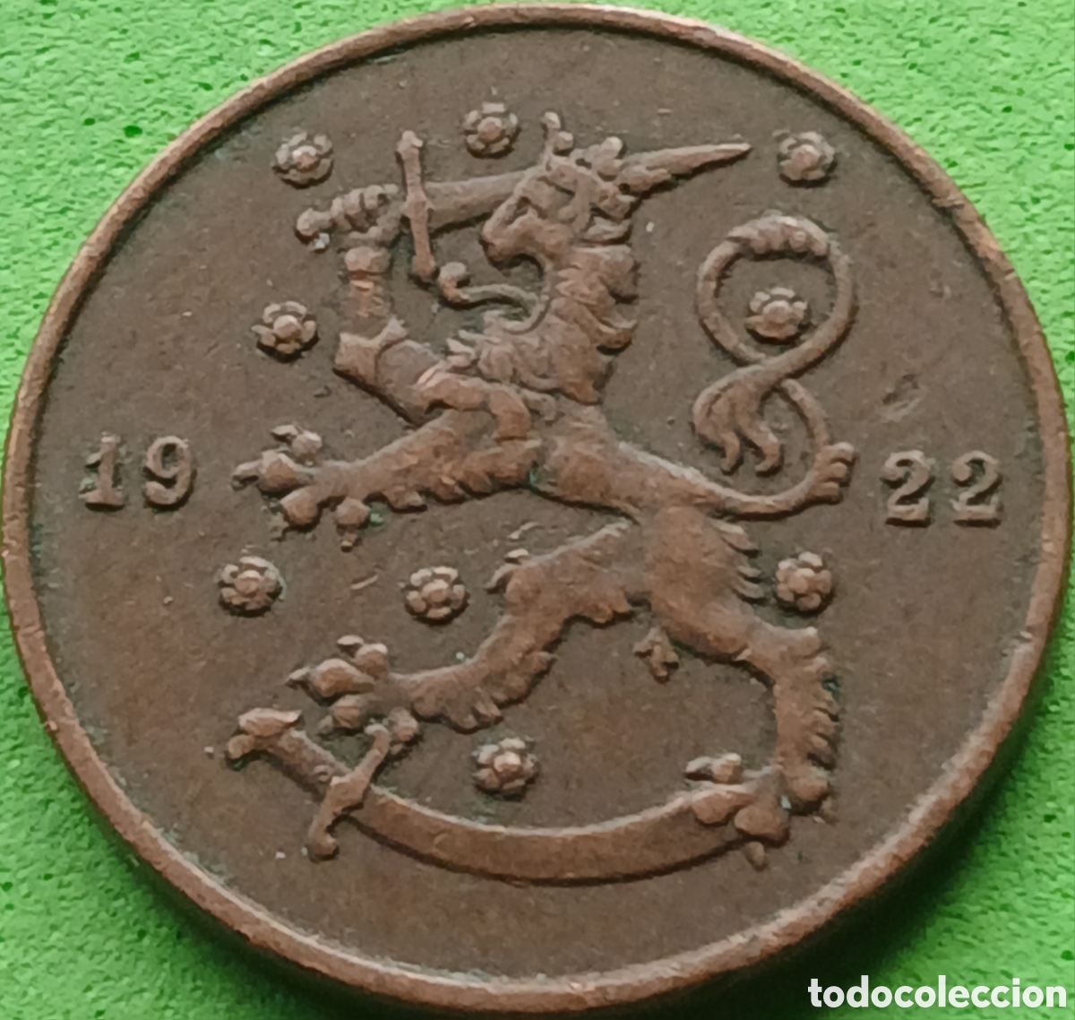 Monedas antiguas de Europa: Finlandia 10 pennia 1922 km#24