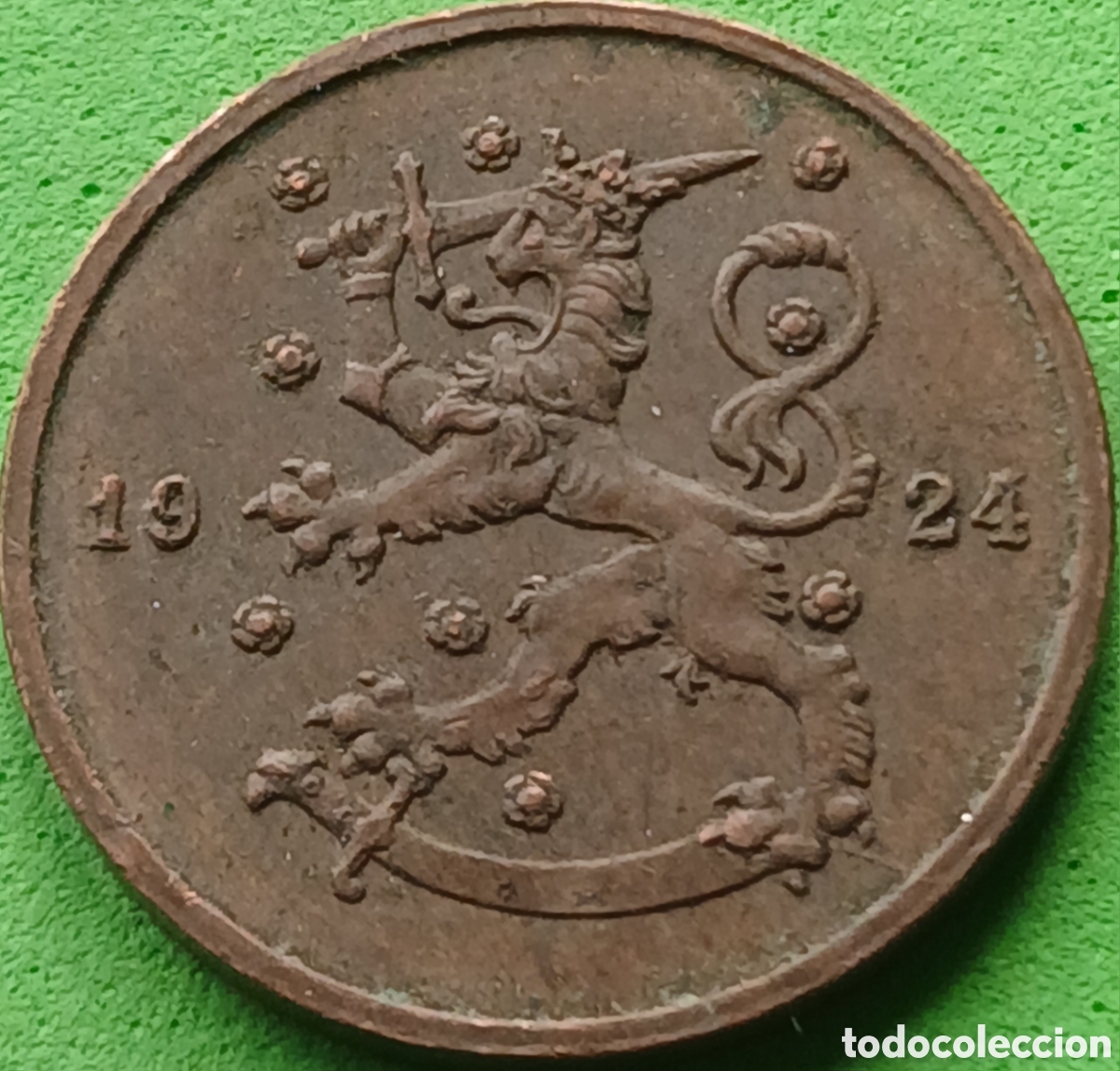 Monedas antiguas de Europa: Finlandia 10 pennia 1924 km#24