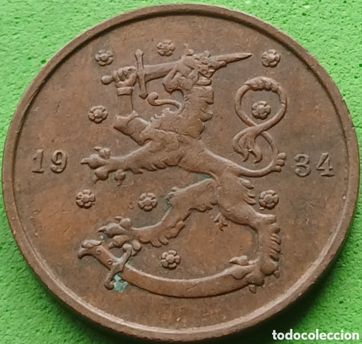 Monedas antiguas de Europa: Finlandia 10 pennia 1934 km#24