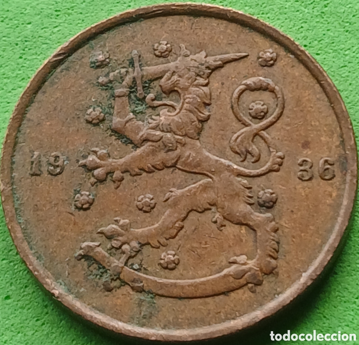Monedas antiguas de Europa: Finlandia 10 pennia 1936 km#24