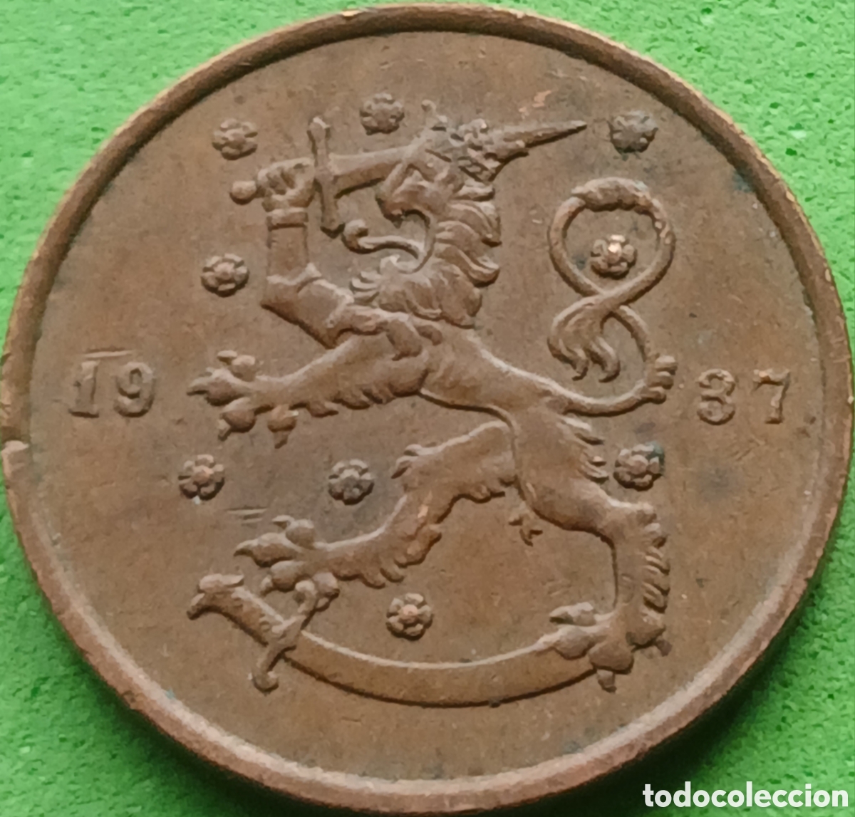Monedas antiguas de Europa: Finlandia 10 pennia 1937 km#24