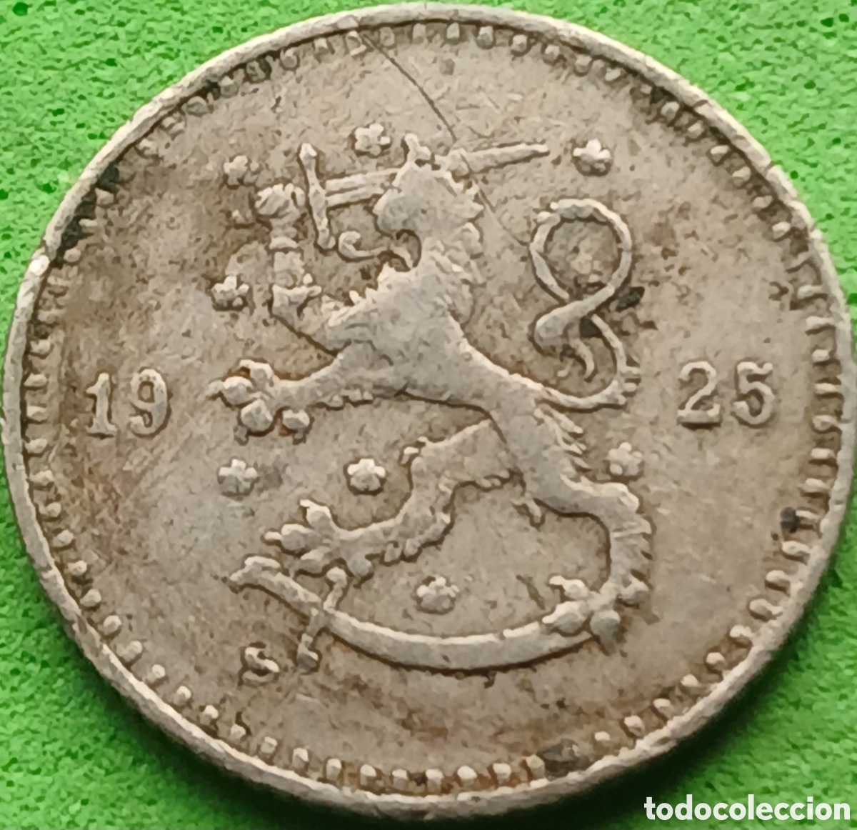 Monedas antiguas de Europa: Finlandia 25 pennia 1925 km#25 poco com&uacute;n