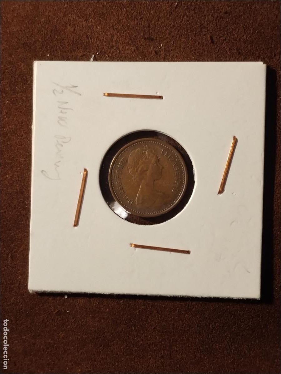 Monedas antiguas de Europa: Reino Unido &ndash; 1 New Penny &ndash; Corona &ndash; Moneda decimal