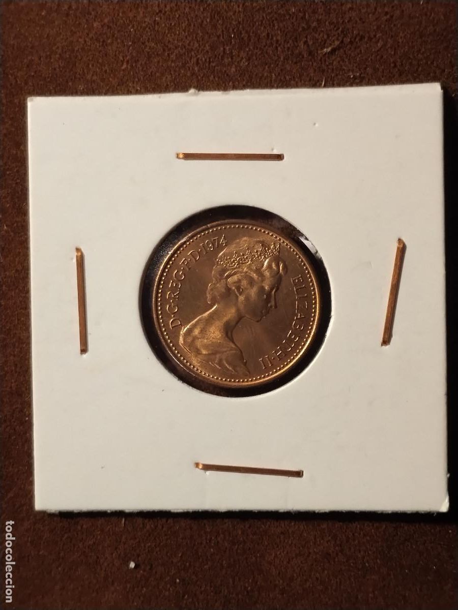 Monedas antiguas de Europa: Reino Unido &ndash; 1 Penny 1974