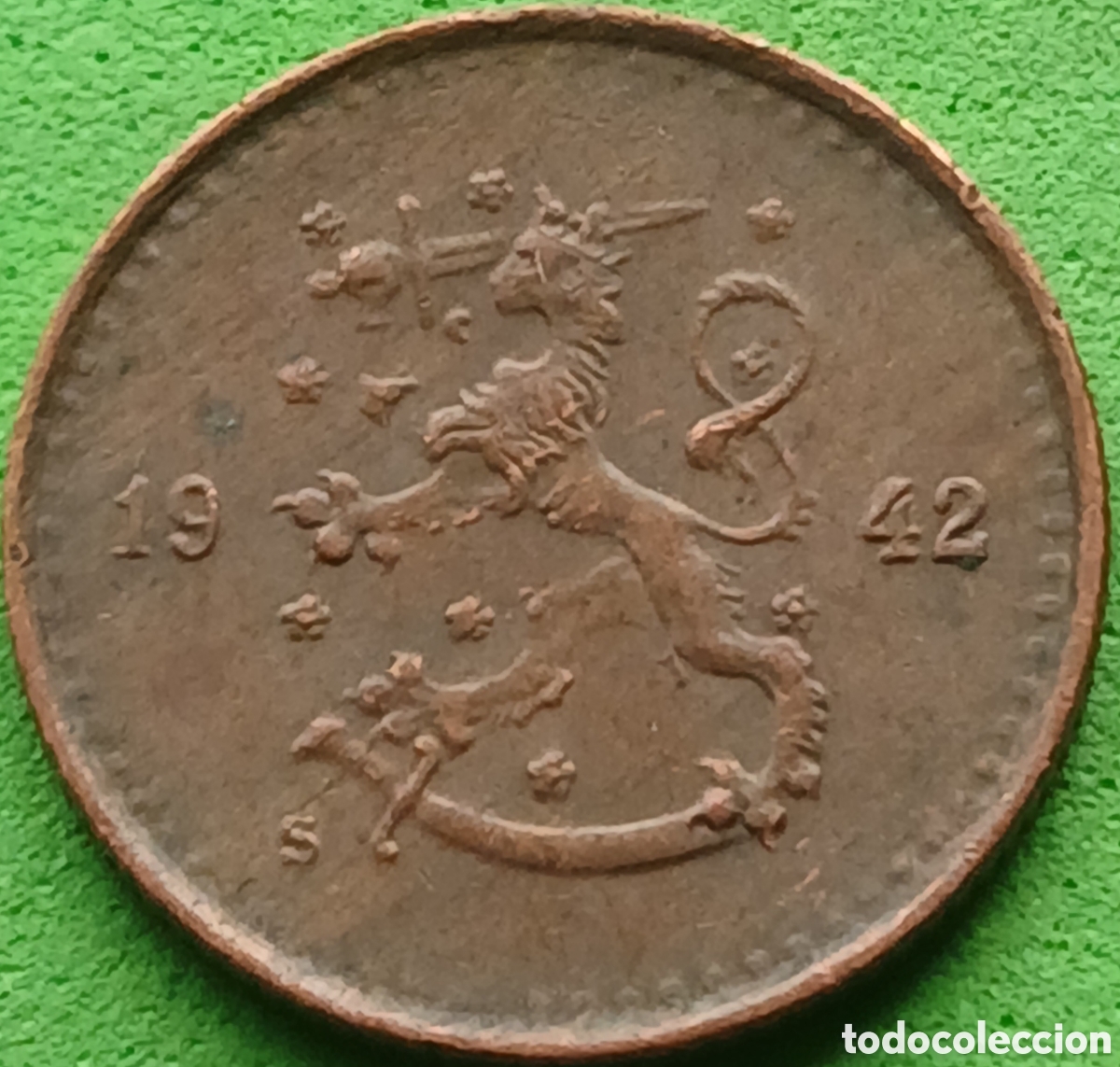 Monnaies anciennes de Europe: Finlandia 25 pennia 1942 km#25a