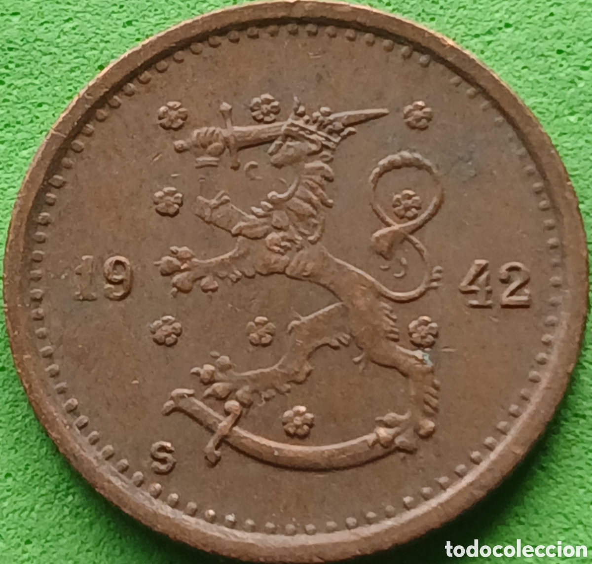 Monedas antiguas de Europa: Finlandia 50 pennia 1942 km#26a