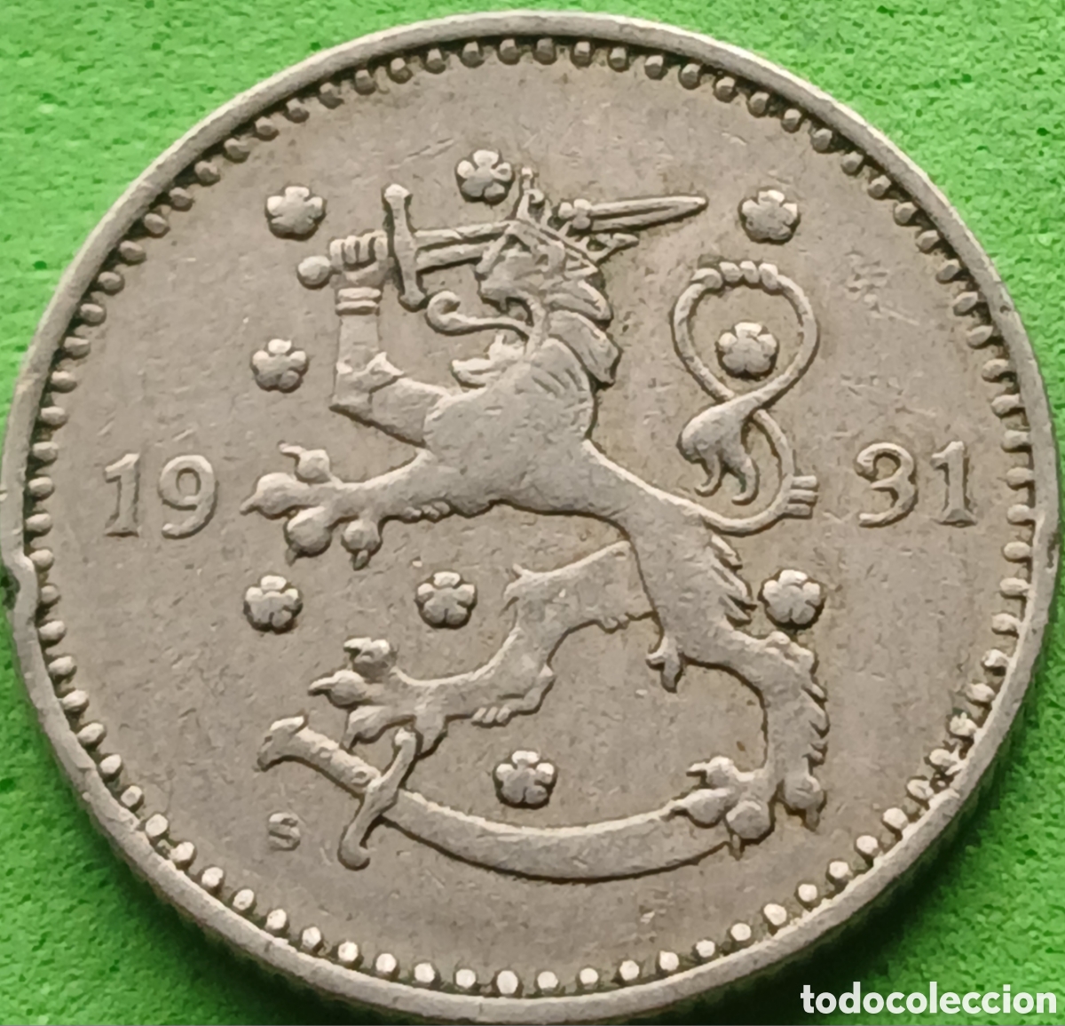 Monedas antiguas de Europa: Finlandia 1 marco 1931 km#30