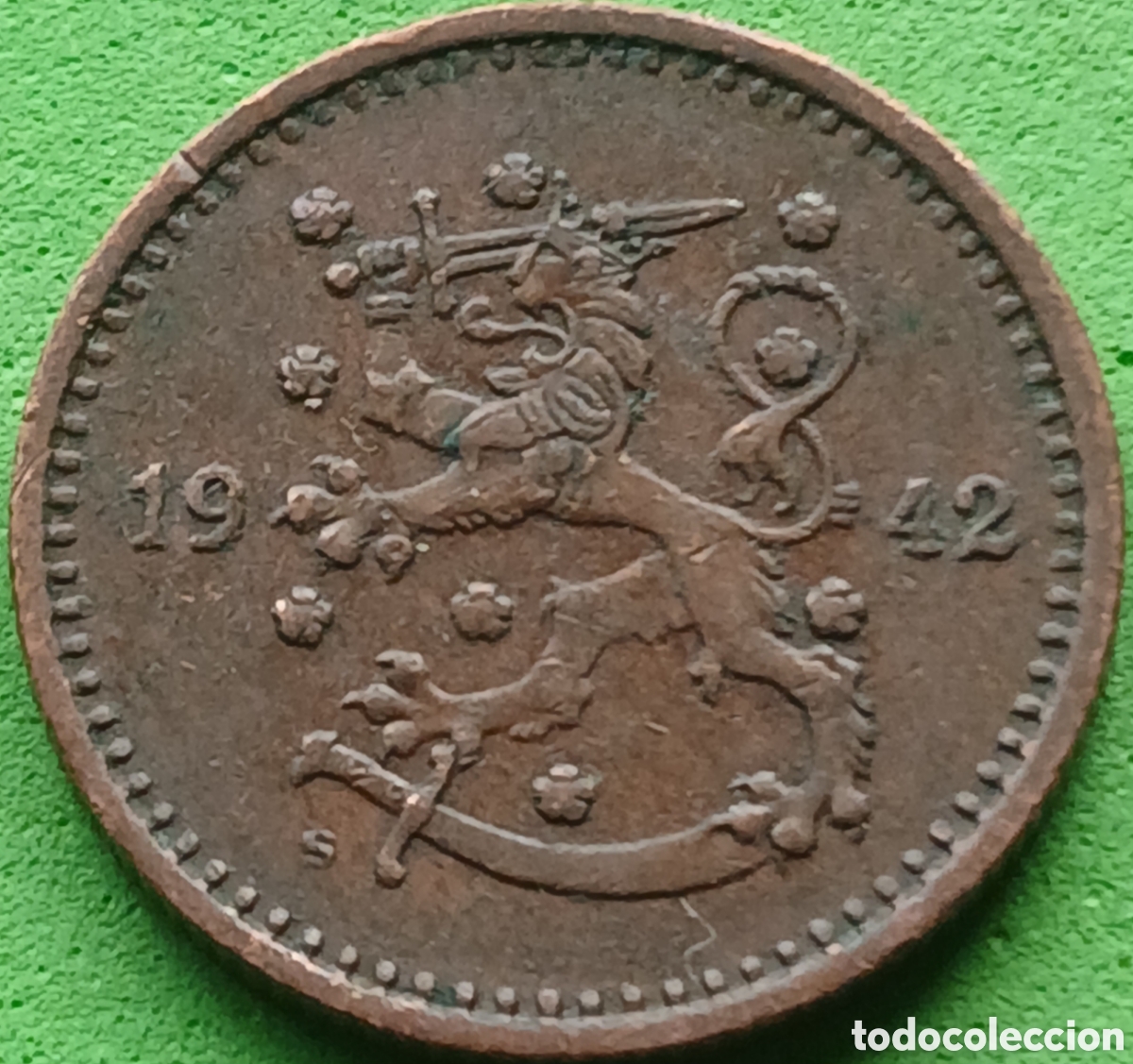 Monedas antiguas de Europa: Finlandia 1 marco 1942 km#30a