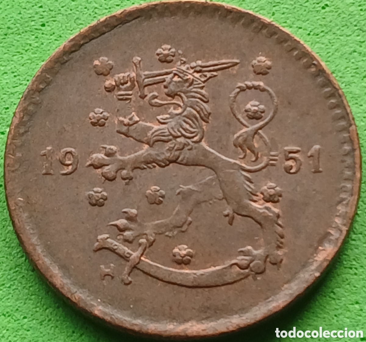 Monedas antiguas de Europa: Finlandia 1 marco 1951 km#30a