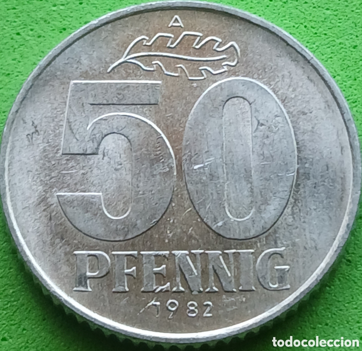Monedas antiguas de Europa: Alemania Oriental 50 pfennig 1982 km#12.2