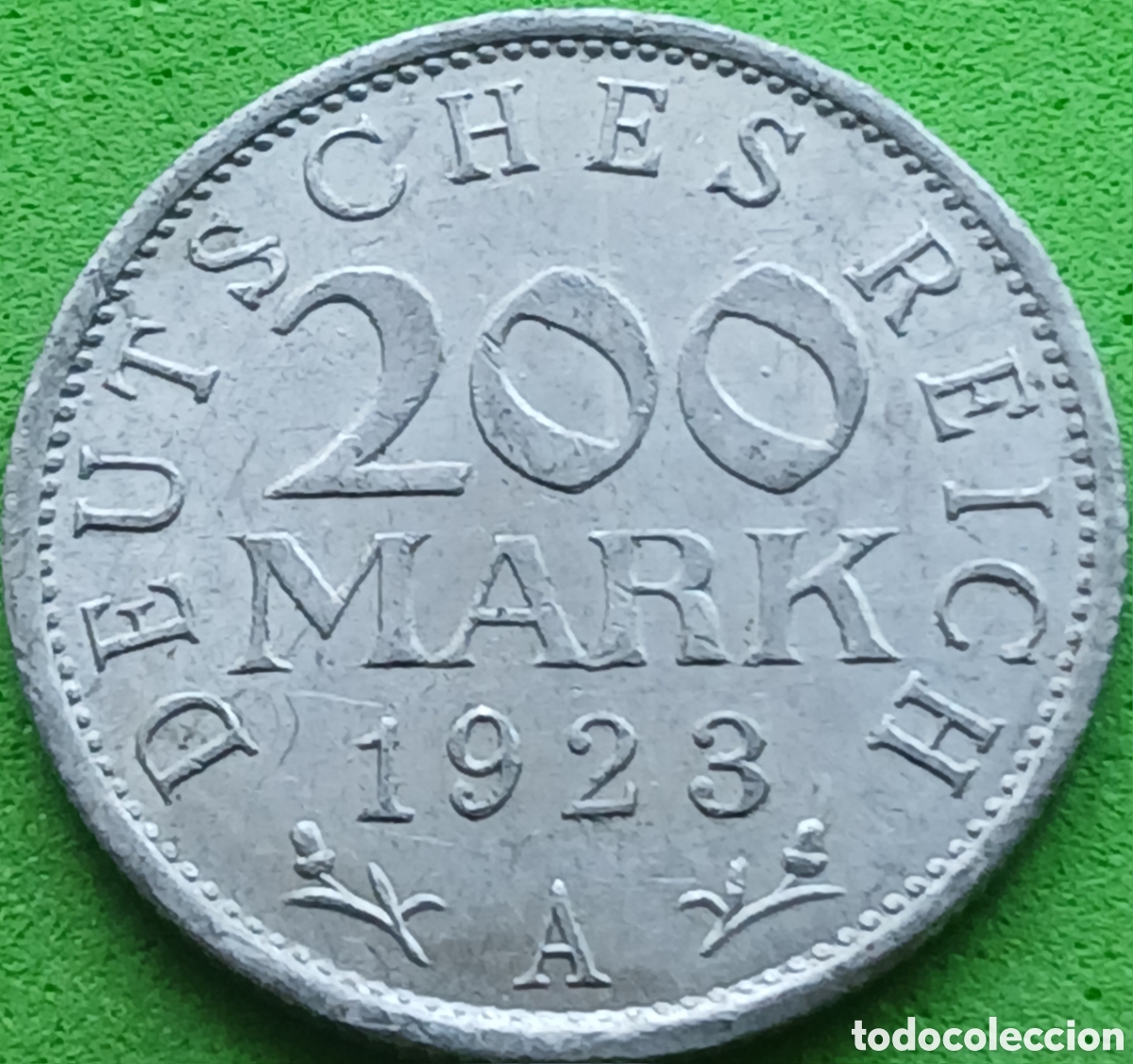 Monedas antiguas de Europa: Alemania Rep&uacute;blica de Weimar 200 marcos 1923 A km#35