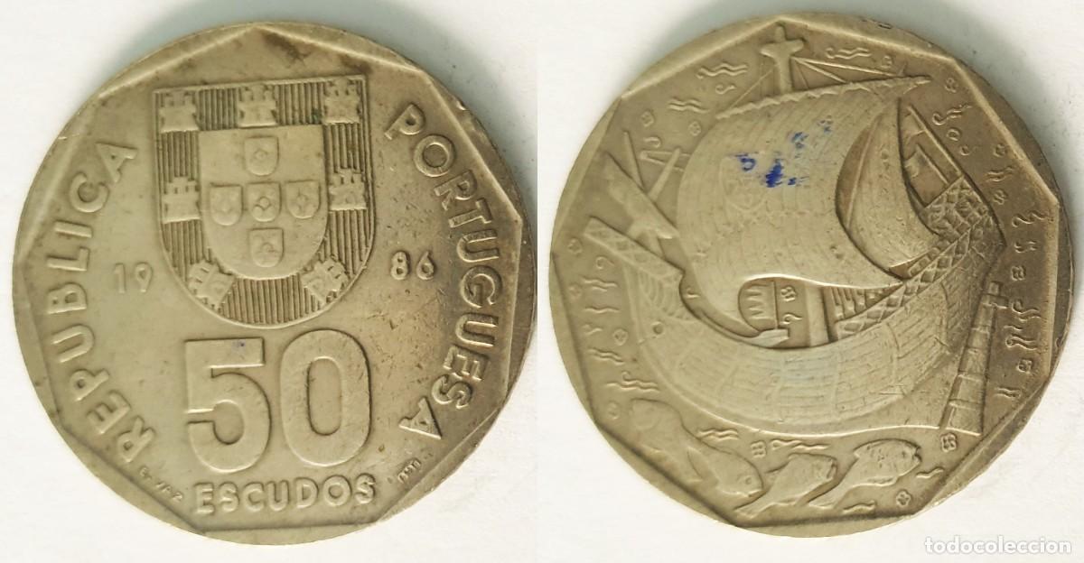 Monete antiche di Europa: Portugal &ndash; 50 Escudos 1986 &ndash; KM#636